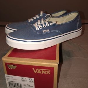 Navy Blue vans (Authentic style)